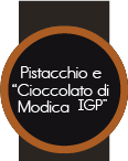 bollino della Crema di pistacchio e cioccolato di Modica IGP Sciara