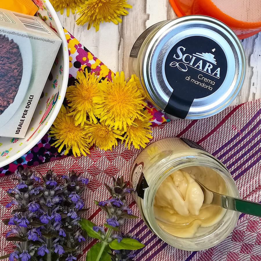 Cheesecake con la Crema 60% Mandorla Sciara Bronte