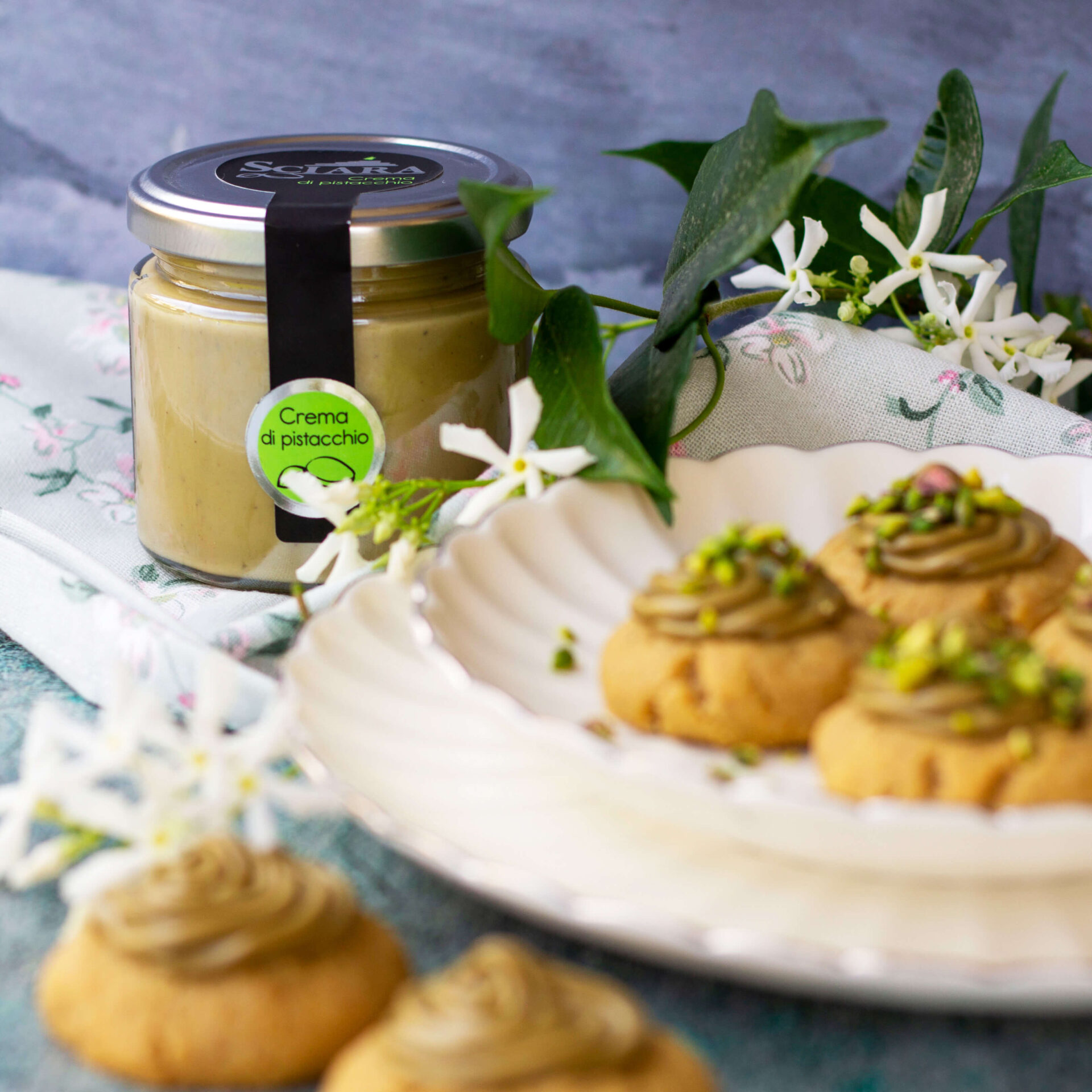 Pistacchiotti con Crema di Pistacchio Sciara Bronte