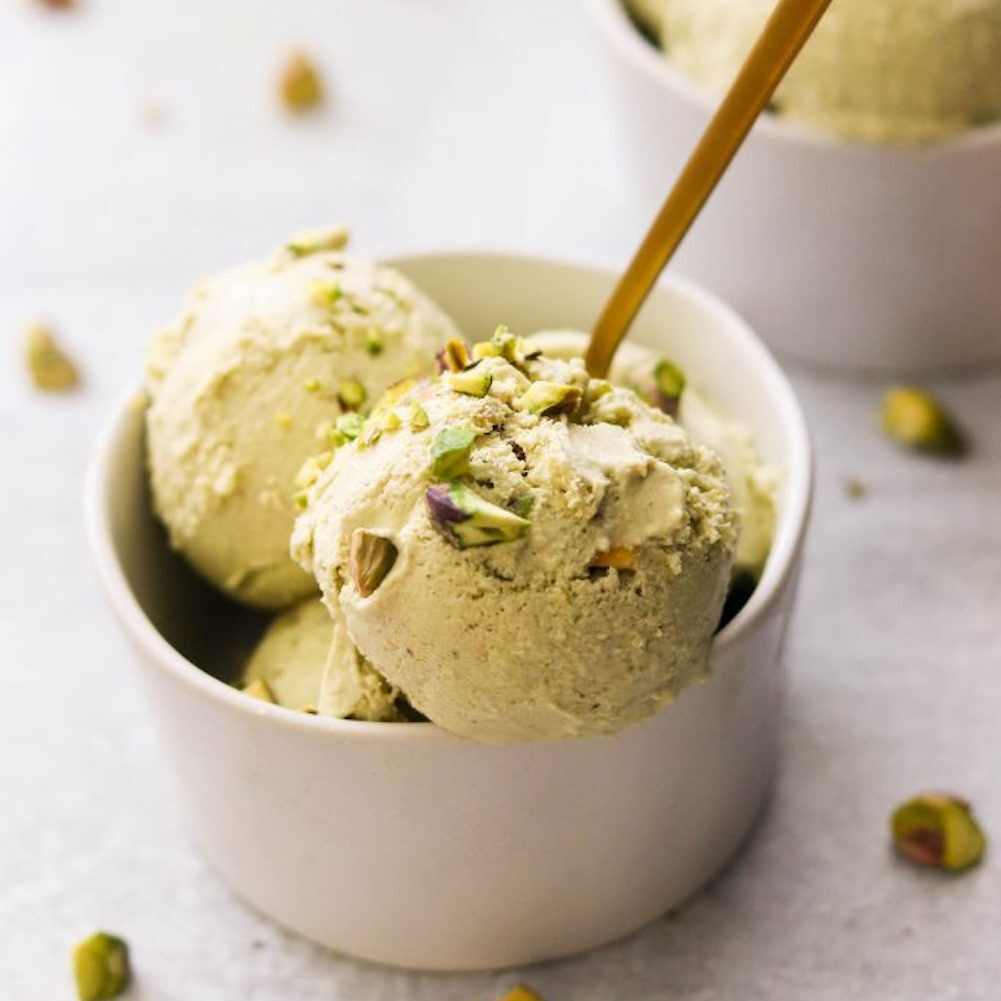 gelato al pistacchio fatto in casa, Sciara Bronte