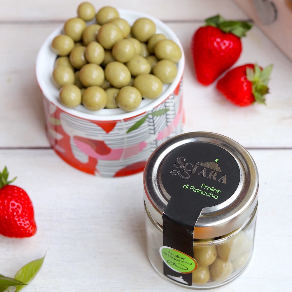 Praline al pistacchio Sciara Bronte