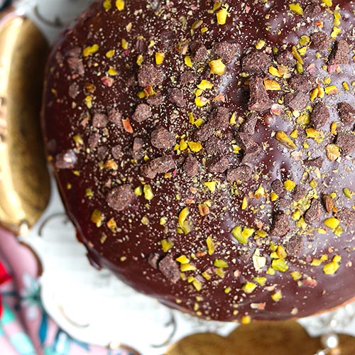 Panettone Artigianale Pistacchio e cioccolato di Modica Sciara, Bronte
