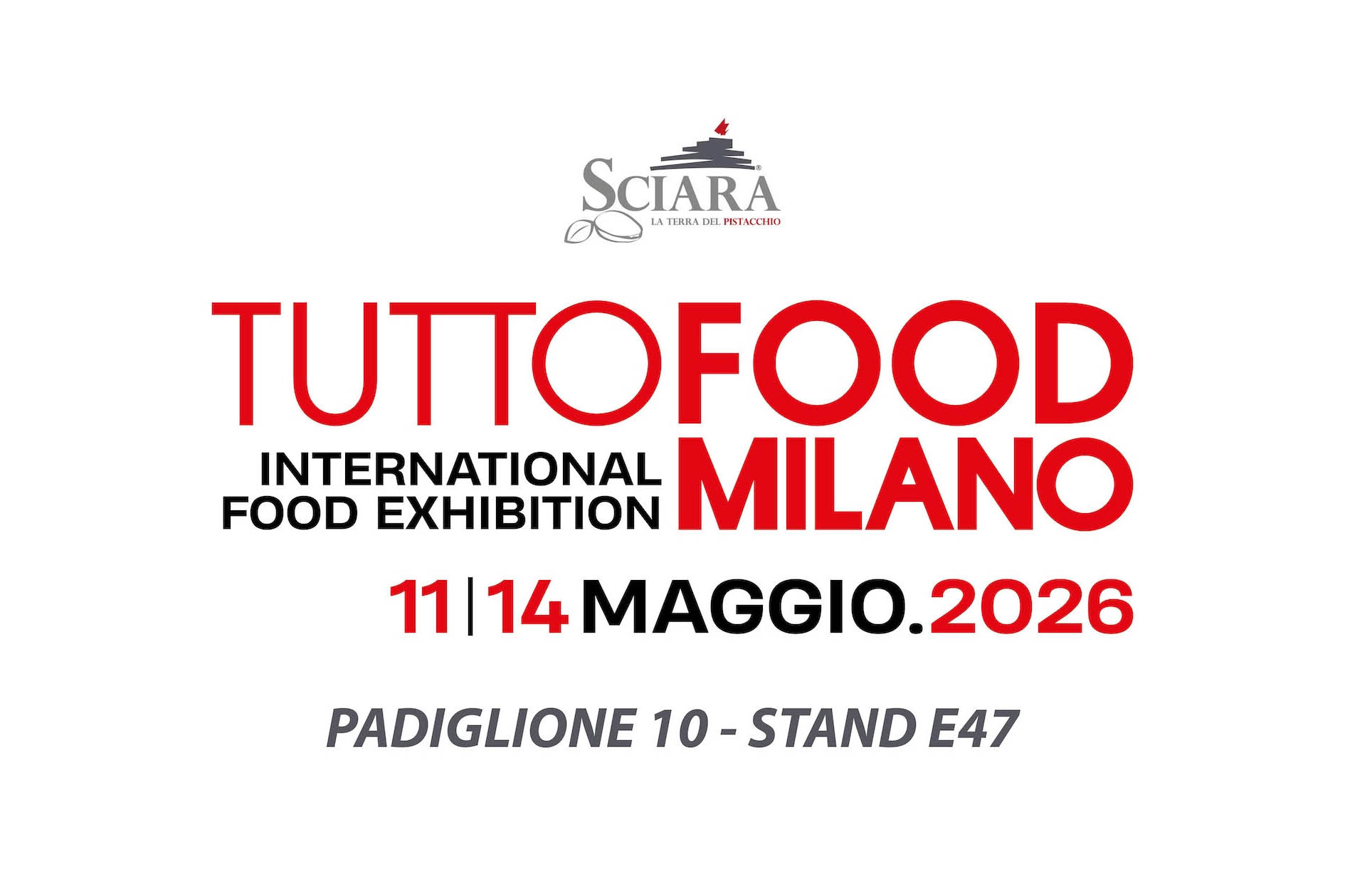 Sciara al TUTTOFOOD di Milano 2026